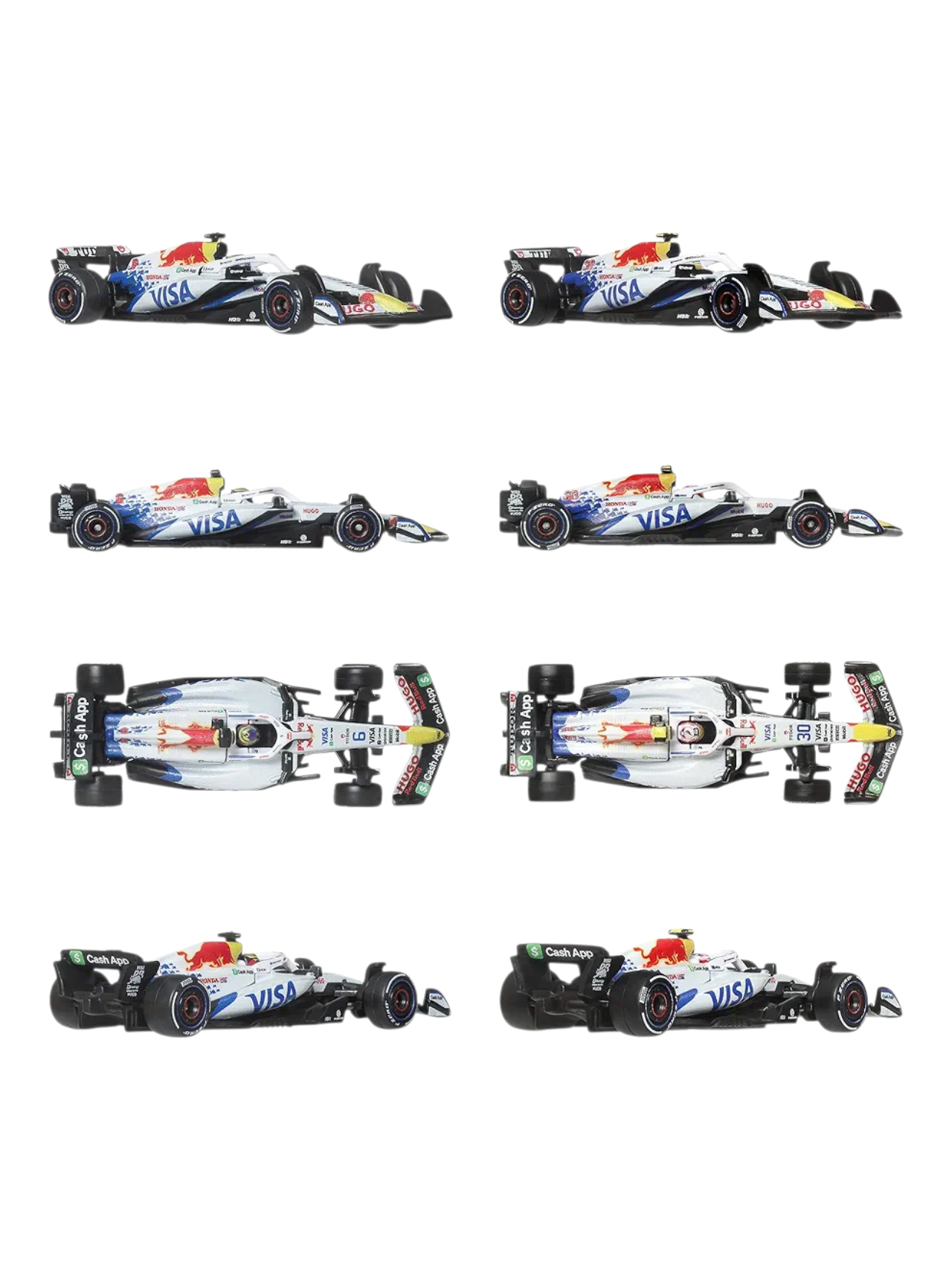 Pre Order Hot Wheels JMM89-986A Premium Race 2-Pack Assortment, Vehicle Toys, Set of 4, 1:64 Scale ETA-July End