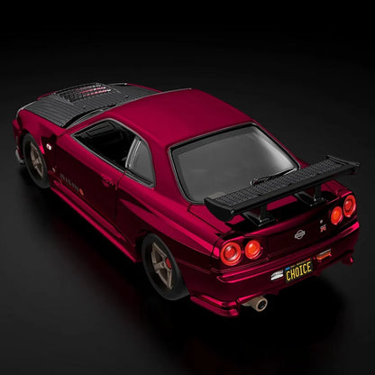 HotWheels RLC Nissan skyline gt-r (Bnr34) Imported 1:64 Scale ( With Protector )
