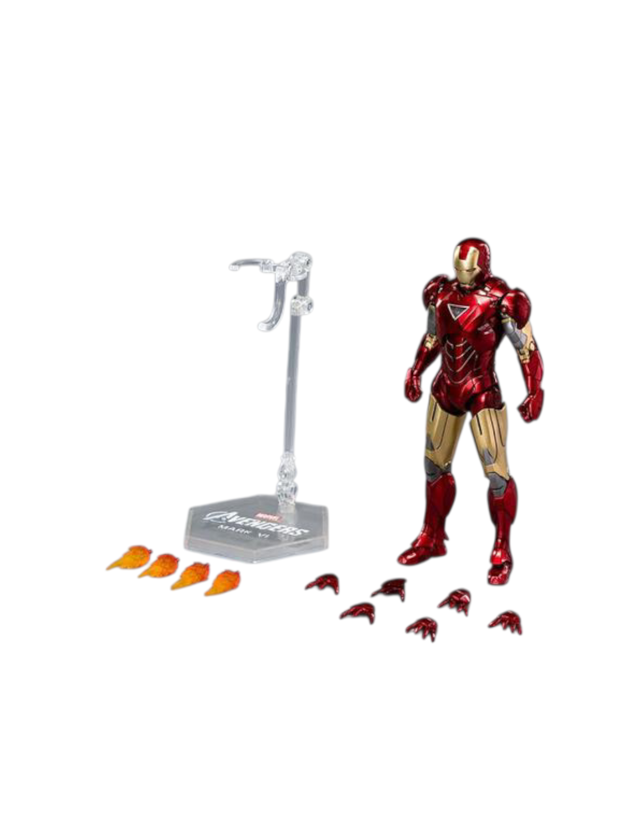 action figure Marvel Studio Infinity Saga ZD Toys Iron Man 2 Imported 1:10 Scale Action Figure Collections MK06
