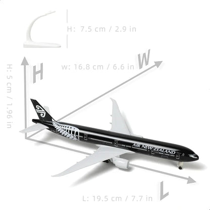 Aircraft Model 'Air New Zealand Boeing 787 Dreamliner Diecast Model Airplane With Display Stand 20cm Scale ( No.322 )
