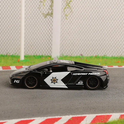 BBURAGO LAMBORGHINI Gallardo Highway patrol Die-Cast Model Collector Edition  1:64 Scale