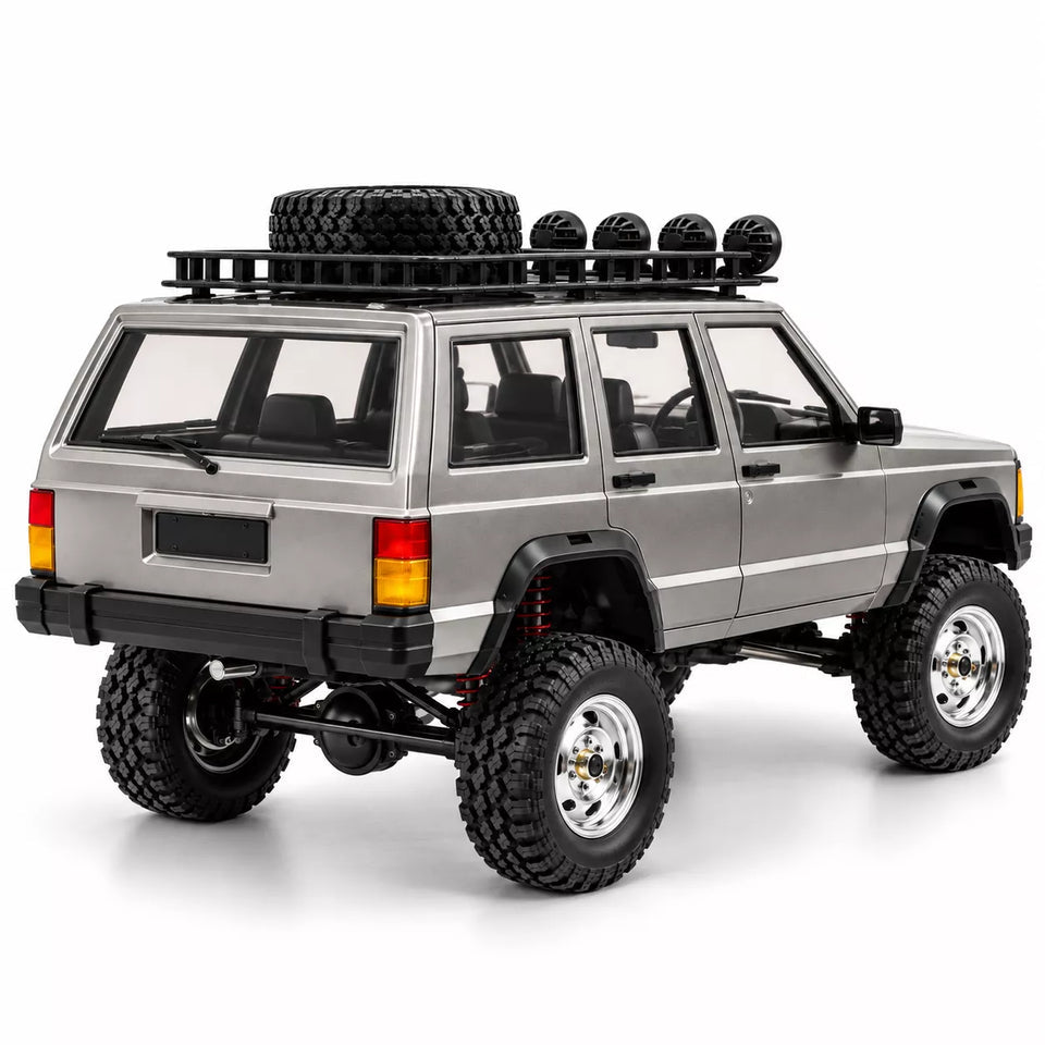 Hobby Grade RC Crawler Off-Road Truck with 2.4GHz Remote, LED Lights & Rechargeable Battery 1:12 Scale Remote Control Truck