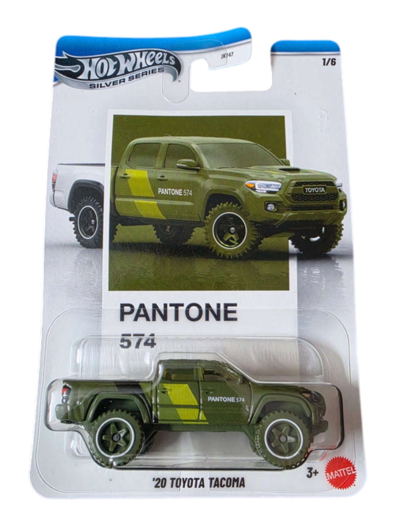 HotWheels Pantone Silver Series Mainline Card art Complete Set of 10 Cars | 1:64 Scale Collectible Die-Cast Vehicle Set