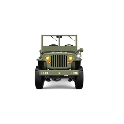 Remote Control Truck, RC Willys Military Jeep Car 1/12 Scale with Rechargeable Battery 2.4Ghz 4x4 Off-Road Remote-Control Crawler Vehicle