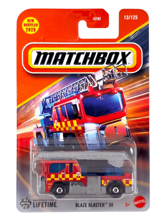 Matchbox Blaze Blaster III Imported Mainline 1:64 Scale