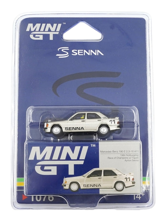 Mini GT Mercedes-Benz 190 E 2316 / 11 Ayrton Senna Imported 1:64 Scale (code-1076)
