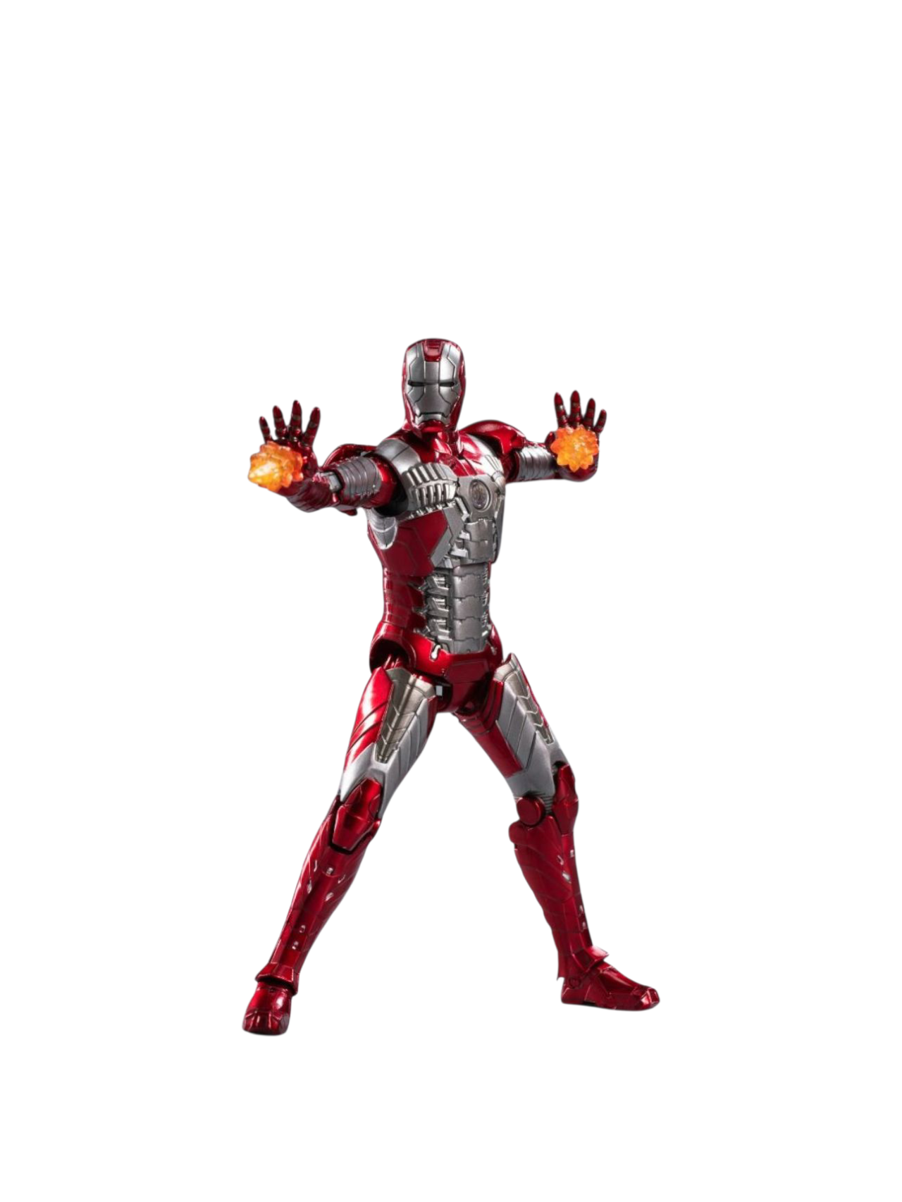 Marvel Studio Saga ZD Toys Iron Man MK5 Luminous Version Lighting Function -1:10 Scale Collections