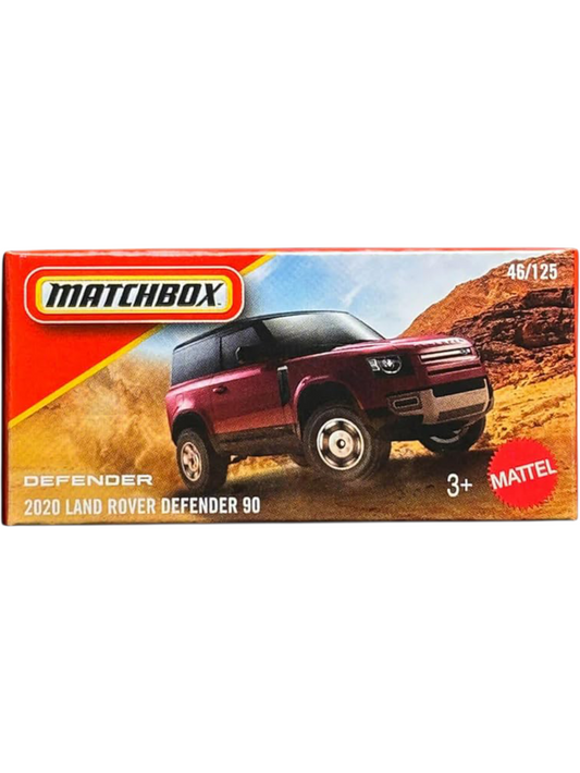 Matchbox Power Grabs - 2020 Land Rover Defender 90 - 1:64 Scale no-46
