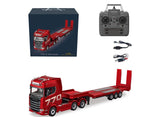 Huina Toys 1501 + 1502 1:18 Scale Scania 770 S V8 RC Tractor Truck | 19CH 2.4GHz RTR with LED Lights Remote Control Truck