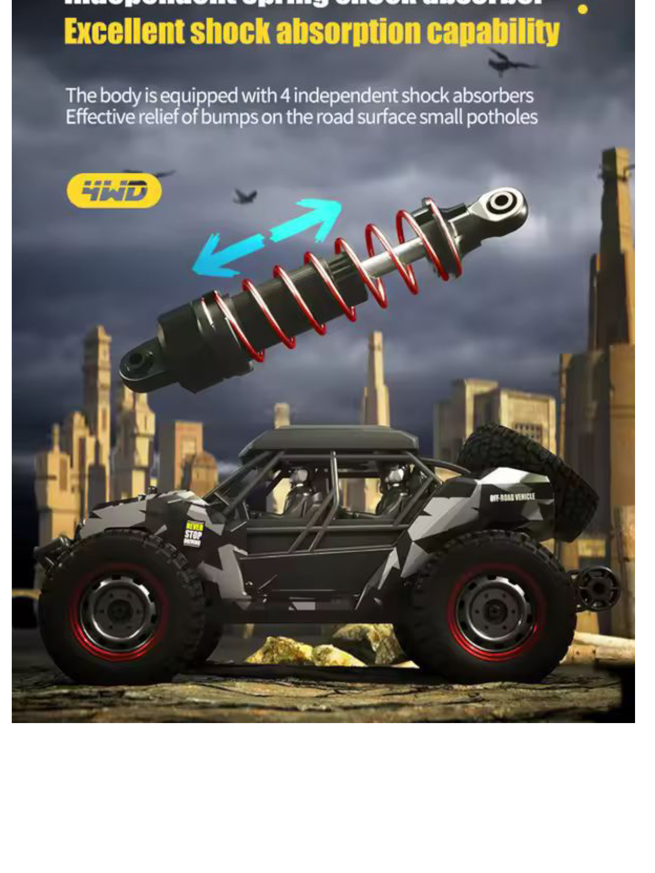 Top Racing Series Adventurer Four-Wheel High-Speed Remote Control (RC) Car