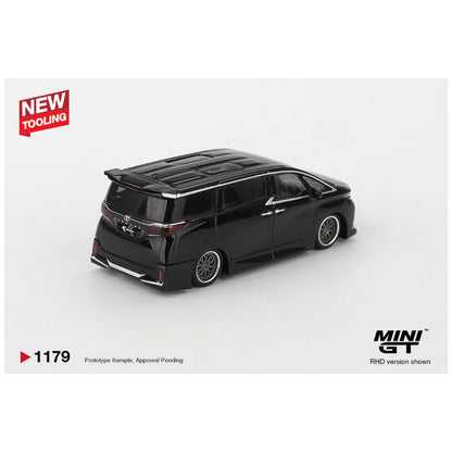 Mini GT #1179: Toyota Alphard 40 KUHL Black 1:64 Scale