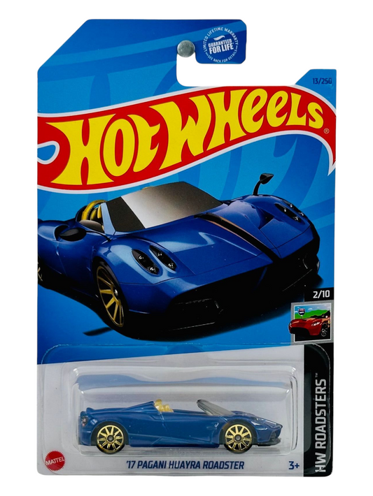 HotWheels 17 Pagani Huayra Roadster Imported Mainline 1:64 Scale