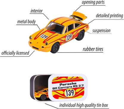 Majorette porsche 911 carrera rs 2.7 premium car 1:64 Scale 8502101001