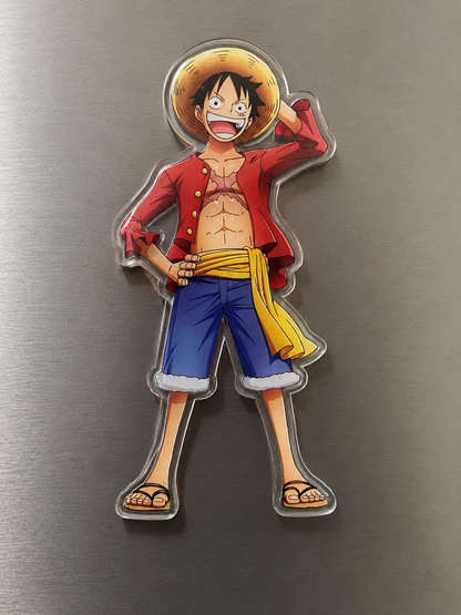 Magnet Pikachu, Batman, Spider-Man & Luffy Acrylic Magnets | Fridge & Magnetic Decor