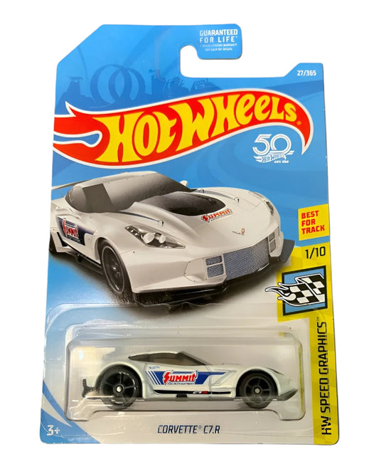 Hotwheels corvette c7.r imported mainline 1:64 Scale