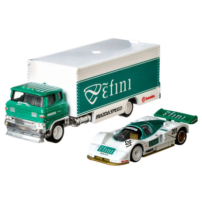 Hotwheels Team Transport Mazda 787B Sakura Sprinter Premium imported 1:64
