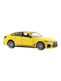 CCA BMW i4 M50 Yellow 1:32 licensed pullback diecast Scale Model car