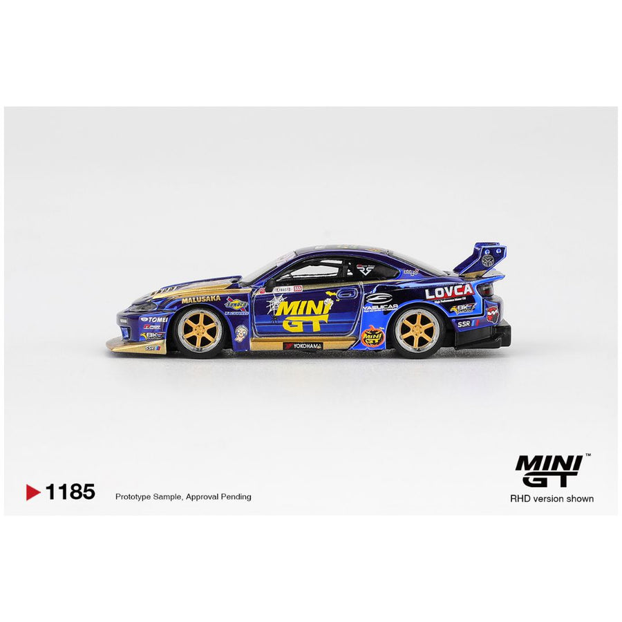 Mini GT #1185: Nissan LB-Super Silhouette S15 SILVIA #555 Team 1:64 Scale