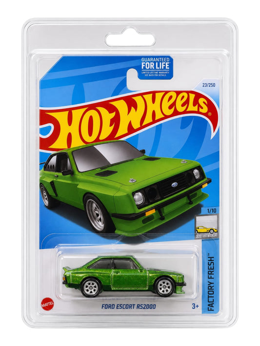 HotWheels Ford Escort RS2000 Super Treasure Hunt RLC 1:64 Scale (With Protector)