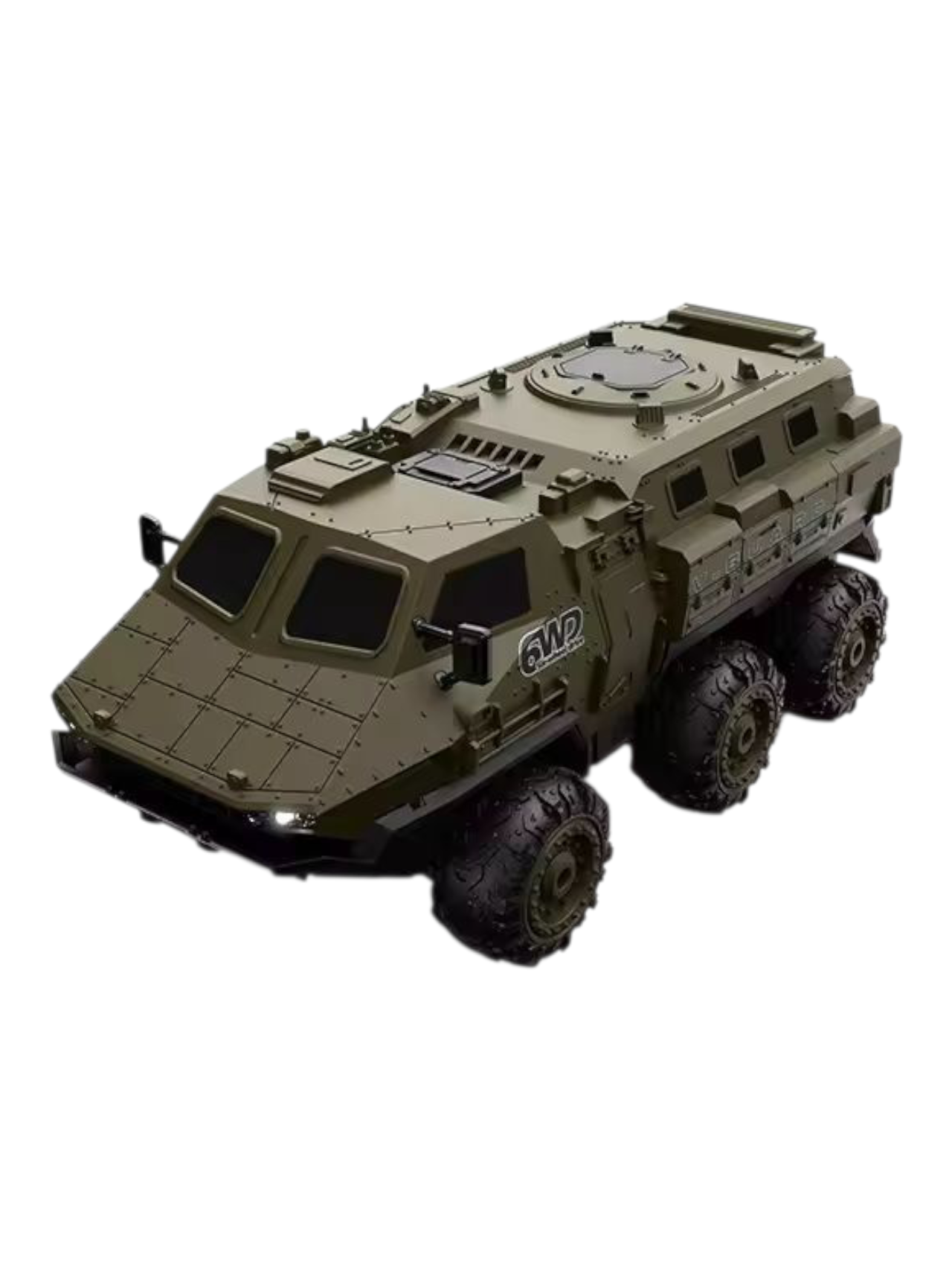 V-Guard Six-Wheel Drive Military Armored Remote Control (RC) Vehicle 1:16 Scale