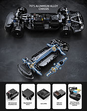 MJX RC Hyper Go 10306 Ford Mustang Shelby GT500 2.4G 4WD Sport Rally Drift RC Car Brushless High Speed Vehicle Models Imported 1:10 Scale speeds up to 47 km/h Remote Control Car
