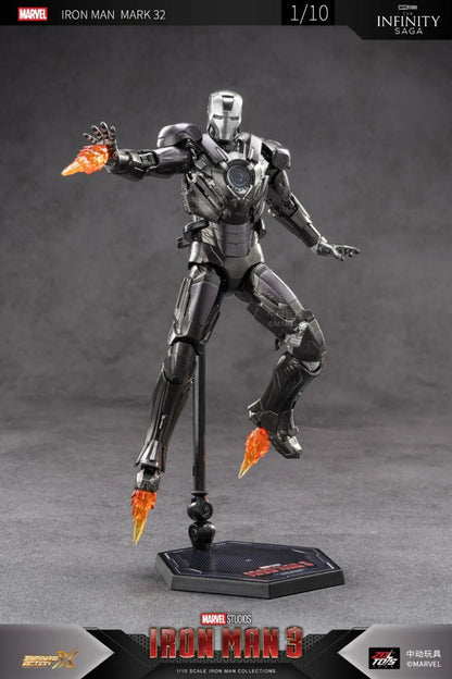 ZD Toys Marvel Studios The Infinity Saga 'Iron Man 3 XXXII 1:10 Scale Mark 32 Highly Articulated Action Figure 7'inch