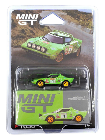 Mini GT Lancia Stratos HF #4 (1979 Spanish Rally Champion) Code-1050 1:64