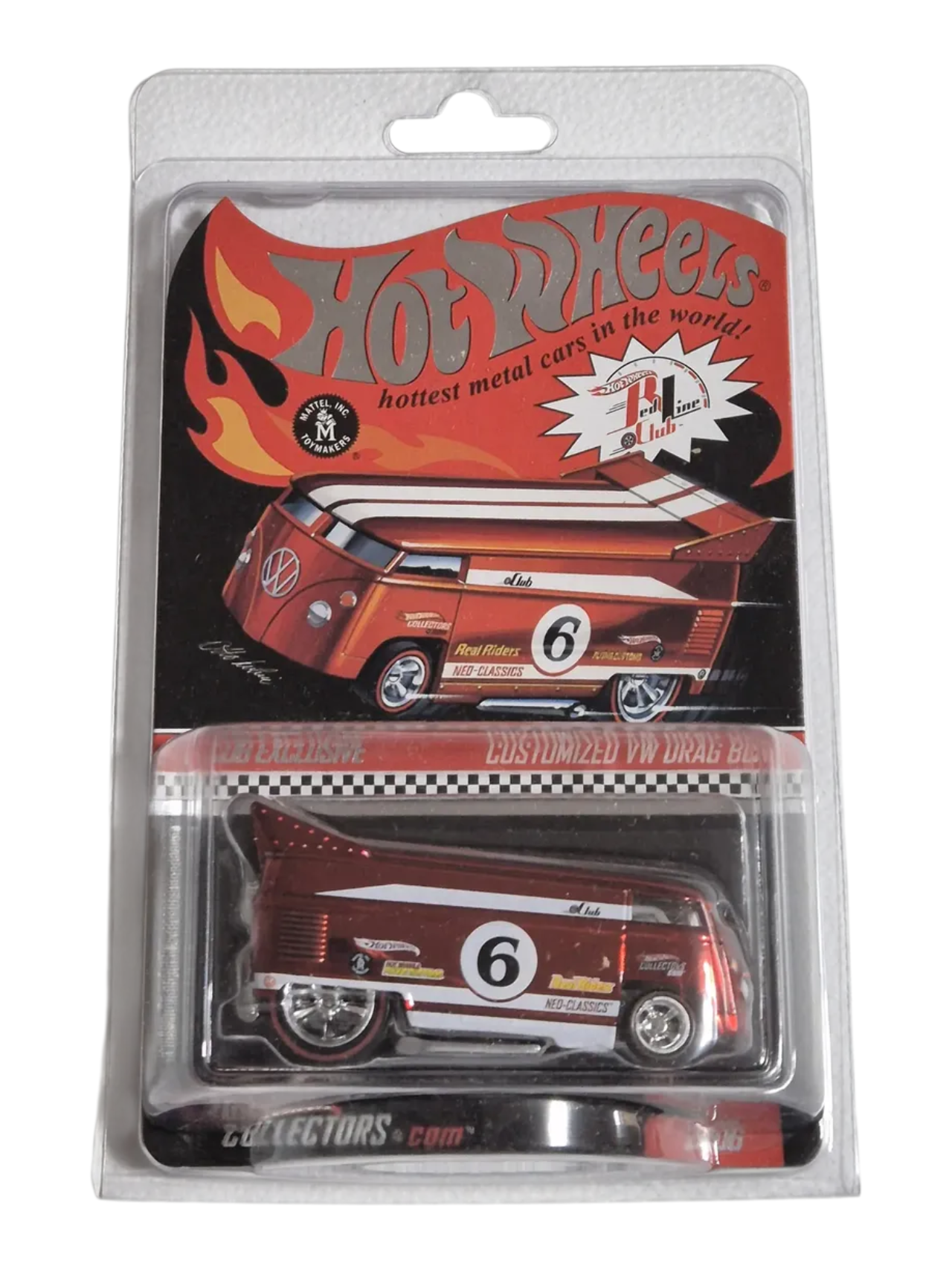 HotWheels RLC 'Custom VW Drag Bus Imported 1:64 Scale (With Protector)