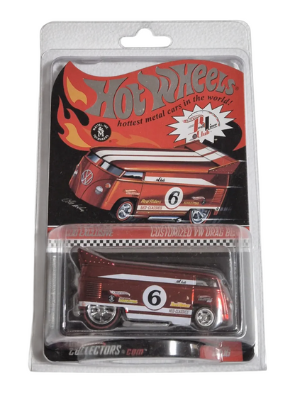 HotWheels RLC 'Custom VW Drag Bus Imported 1:64 Scale (With Protector)