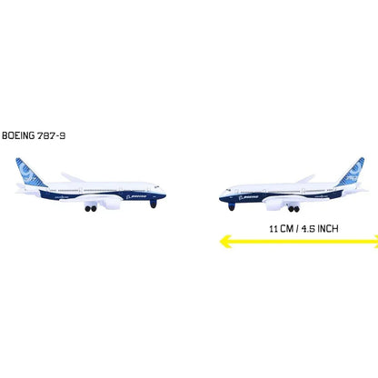 Majorette Metal "Boeing 787-9 Dreamliner Airport Die-Cast Aircraft | Metal Body