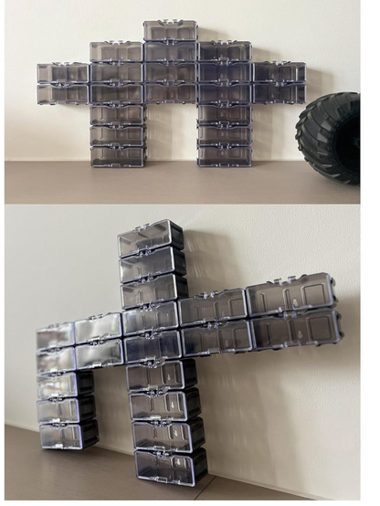 Interlocking Car Storage Case For Hotwheels 1:64 Scale