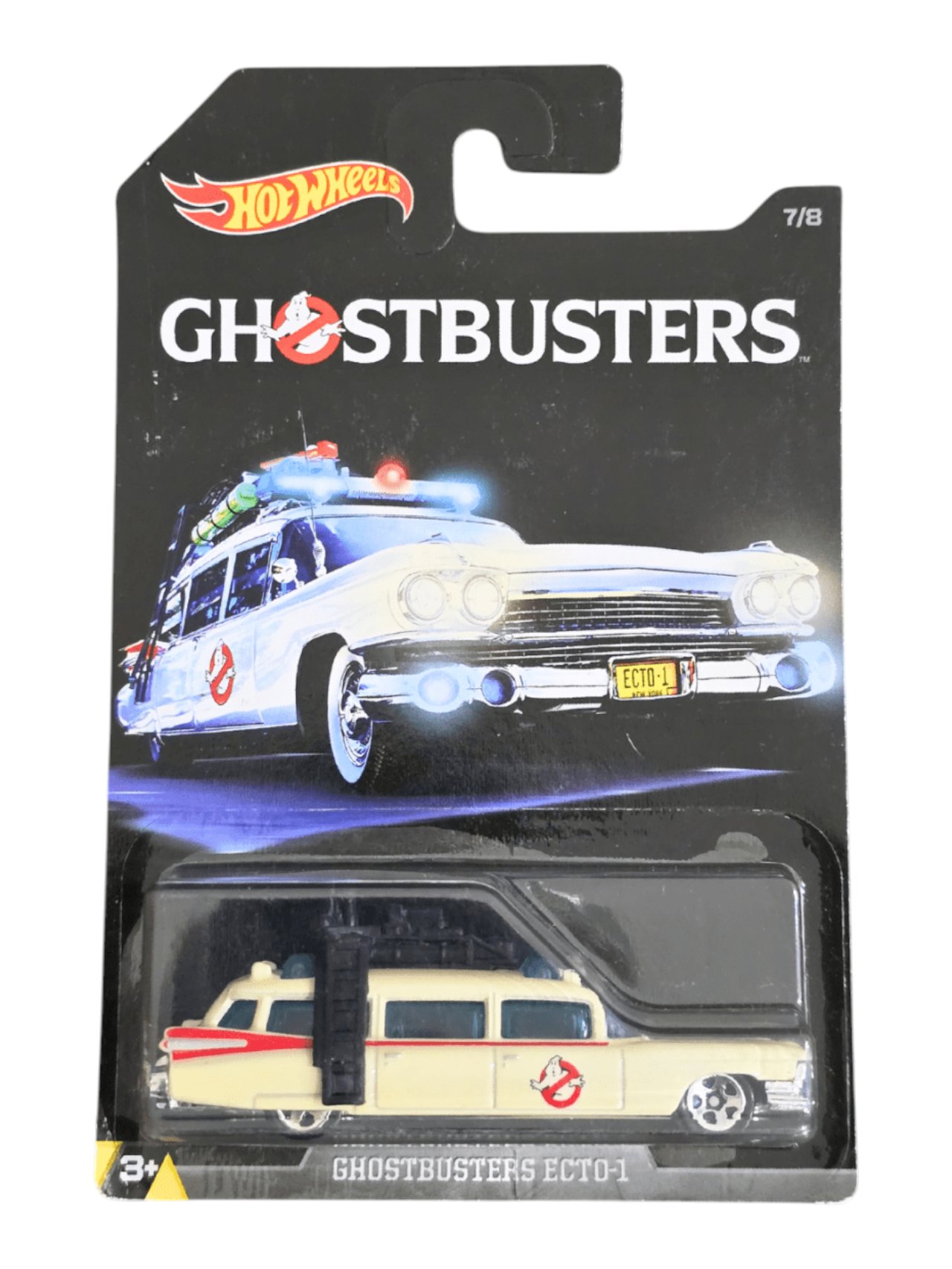 Hotwheel Ghostbusters Ecto-1 Card Art Imported mainline 1:64 Scale ( Card Damage Car mint condition )