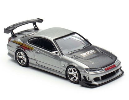 INNO64 Top Secret Silvia (S15) Silver 1:64 Scale Metal Diecast IN64-S15TS-SIL