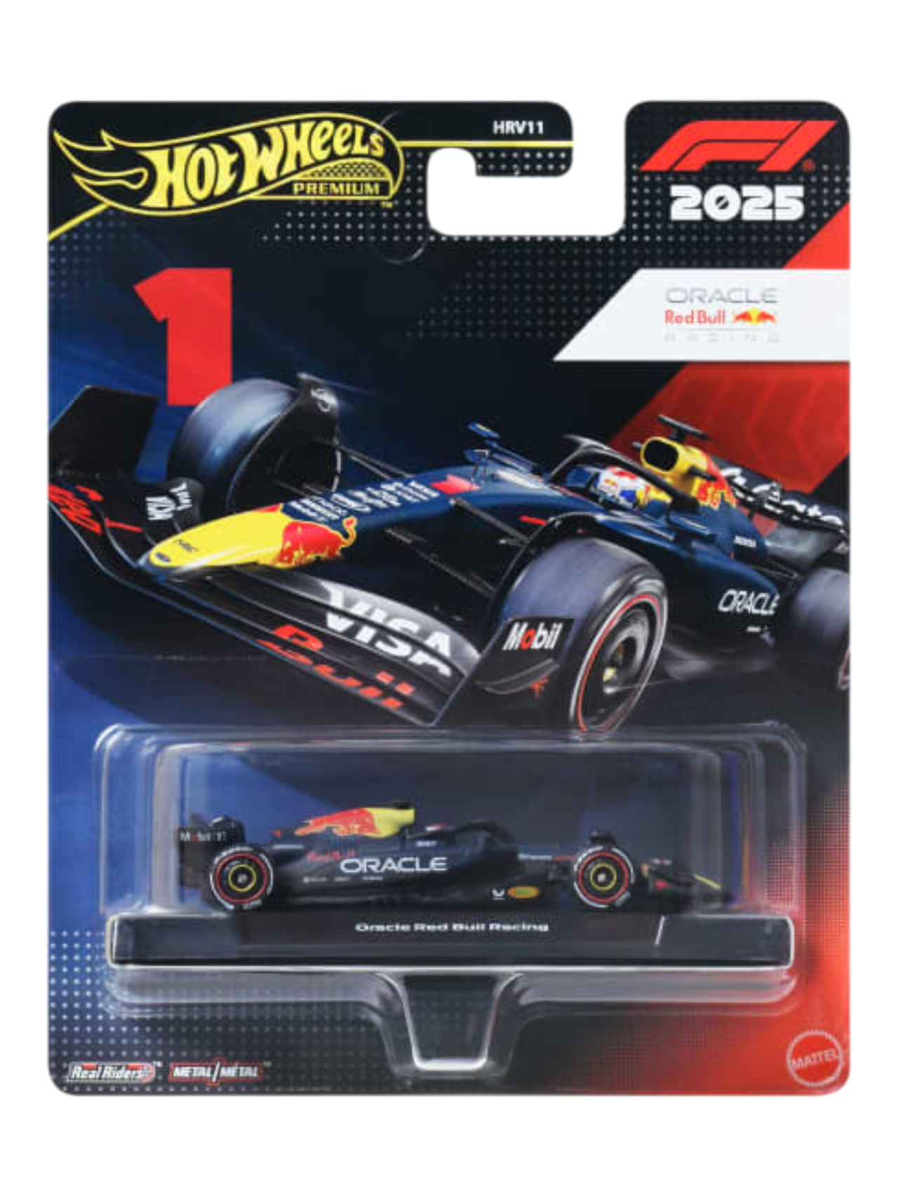 HotWheels 2025 Oracle Red Bull Racing Imported Premium 1:64 Scale No.1
