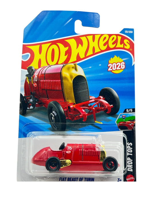 HotWheels 2026 Flat Beast Of Turin Imported Mainline 1:64 Scale