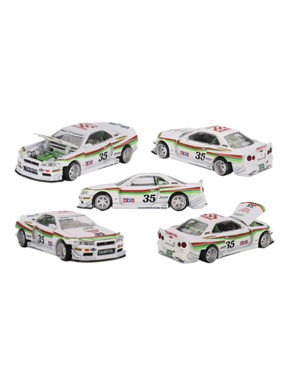 Mini GT Tamiya x Kaido House Collaboration Nissan Skyline GT-R (R34) "The Grasshopper" 1:64 Scale