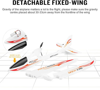 F959S SKY-KING 3Channel 2.4GHZ Radio Control Airplane LCD PRO Transmitter 7.4v 300mAh/20C battery
