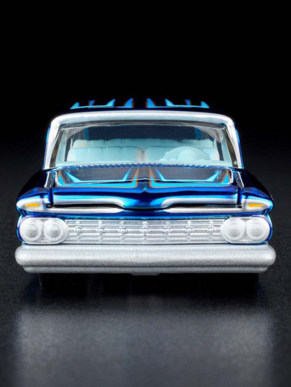 HotWheels Chevrolet 1959 Brookwood RLC 1:64 RLC (With Acrylic Case)