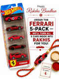 Hotwheels Ferrari 5-Pack – All 5 Cars Customized as Rakhi | Special Raksha Bandhan Edition