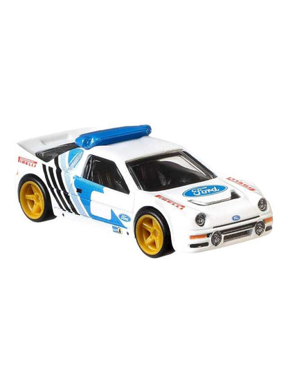 Hotwheels Ford rs 200 imported premium 1:64 Scale (Creased Card)