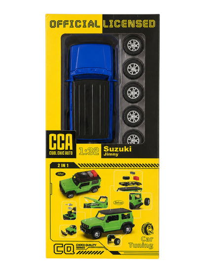 CCA Suzuki Jimny (Red/Black) 2 In 1 Diecast Model Imported 1:32 Scale Car Tuning