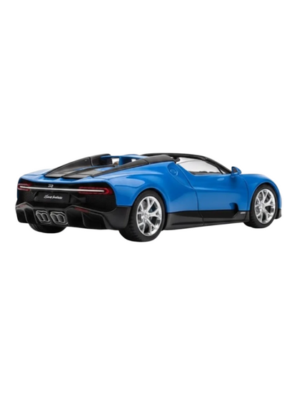Postercars Hypercar League Collection Bugatti Mistral 1:64 Scale / French Racing Blue ( No 24 )
