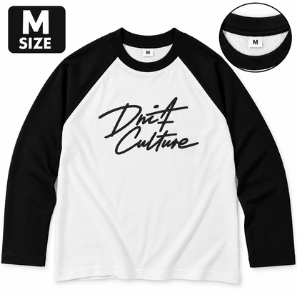 Drift Culture Men’s Round Neck Raglan Full Sleeve Printed T-Shirt | Stylish Casual & Trendy Streetwear Tee