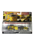 HotWheels Volkswagen T1 Panel Bus - Custom Volkswagen Beetle Imported Premium Team Transport 1:64 Scale