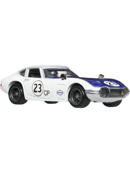 Hotwheels car Culture Toyota 2000gt & Toyota Supra imported team' transport 2 pack 1:64 Scale