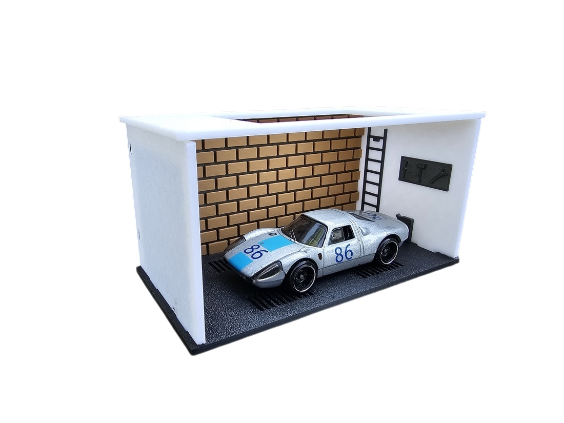 Hotwheels 1:64 car storage garage