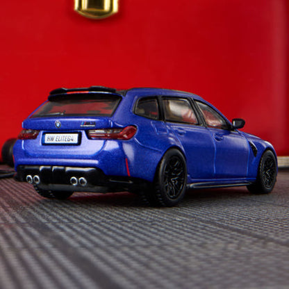 HotWheels elite 64 BMW M3 TOURING Imported Premium RLC 1:64 Scale ( With Protector) HWR93