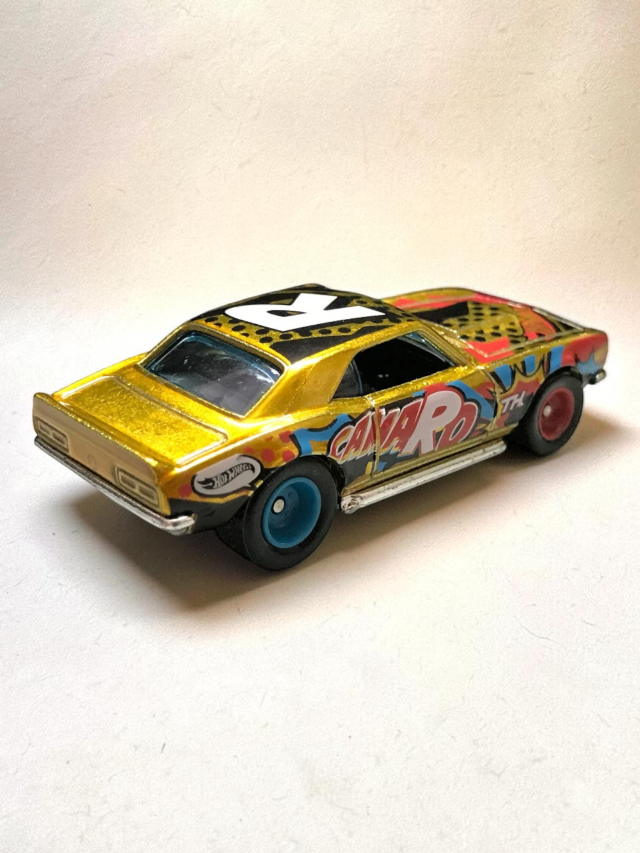 HotWheels '68 COPO CAMARO' Imported Mainline 1:64 Scale Super Treasure Hunt (With protector)