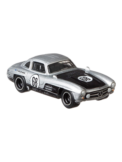 Hotwheels car Culture Mercedes Benz 300 sl euro hauler imported team transport 1:64 Scale