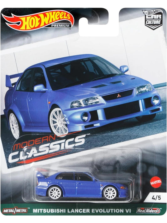 HotWheels Car Culture Modern Classics Mitsubishi Lancer Evolution VI Imported Premium 1:64 Scale